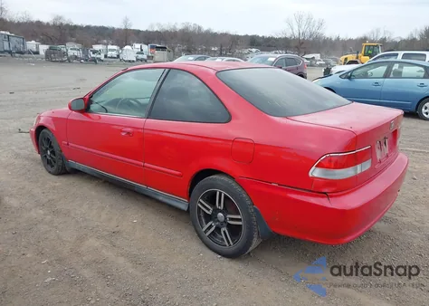 2000 Honda Civic Ex из США, поврежденный, VIN 1HGEJ8244YL076155